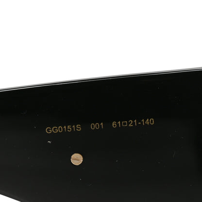 Gucci Acetate Oversized Interlocking G GG0151S Sunglasses Black 6 of 7