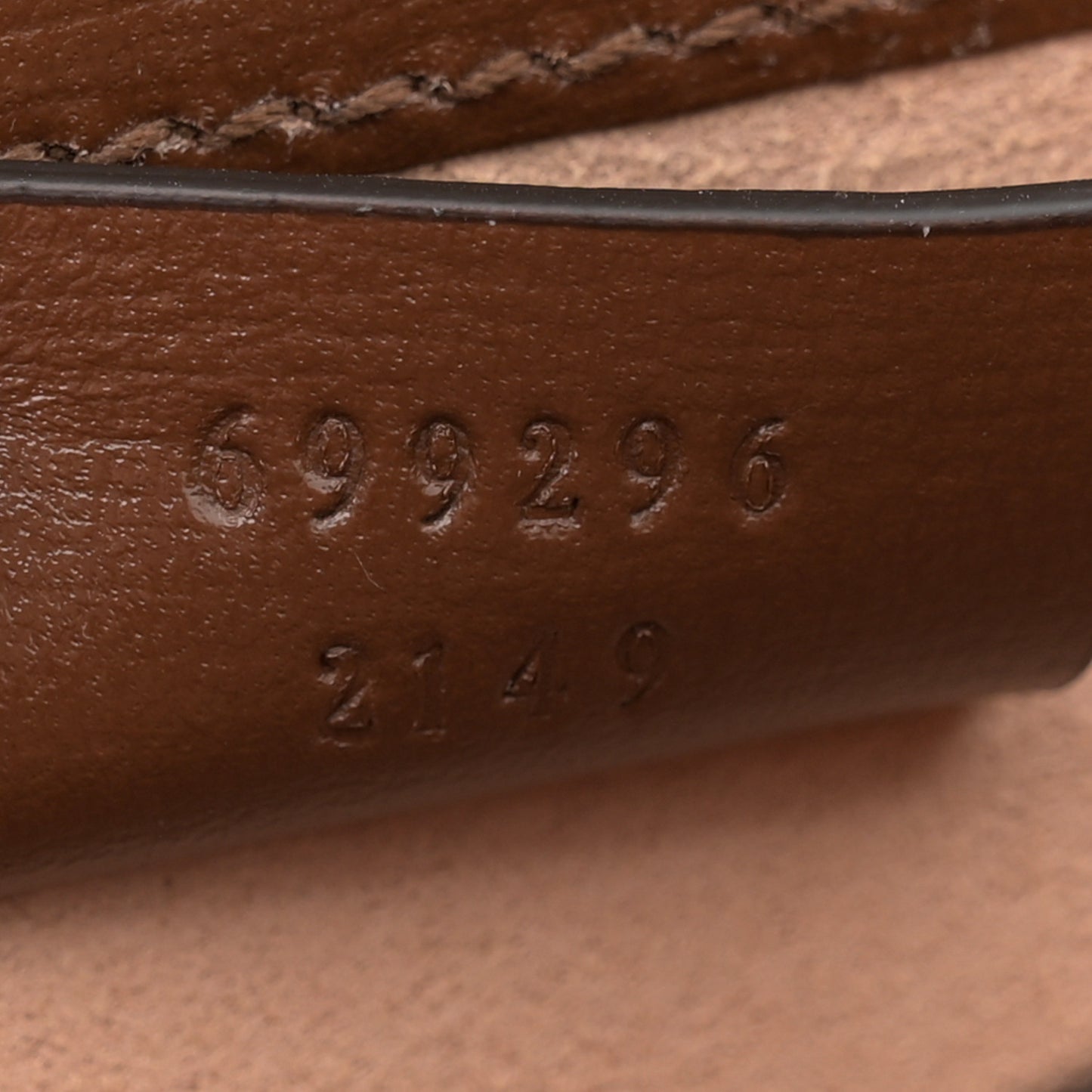 GG Supreme Monogram Mini Horsebit 1955 Shoulder Bag Beige Brown Sugar