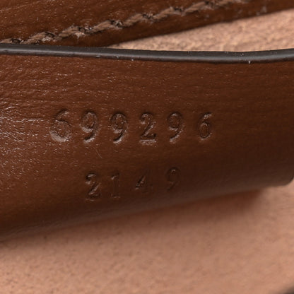 Gucci GG Supreme Monogram Mini Horsebit 1955 Shoulder Bag Beige Brown Sugar 7 of 11