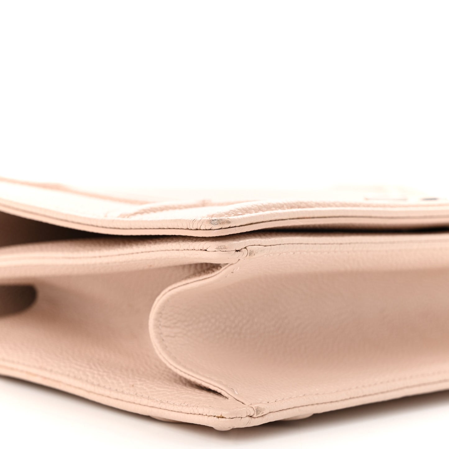 Grained Calfskin Medium Diorama Flap Bag Rose Poudre