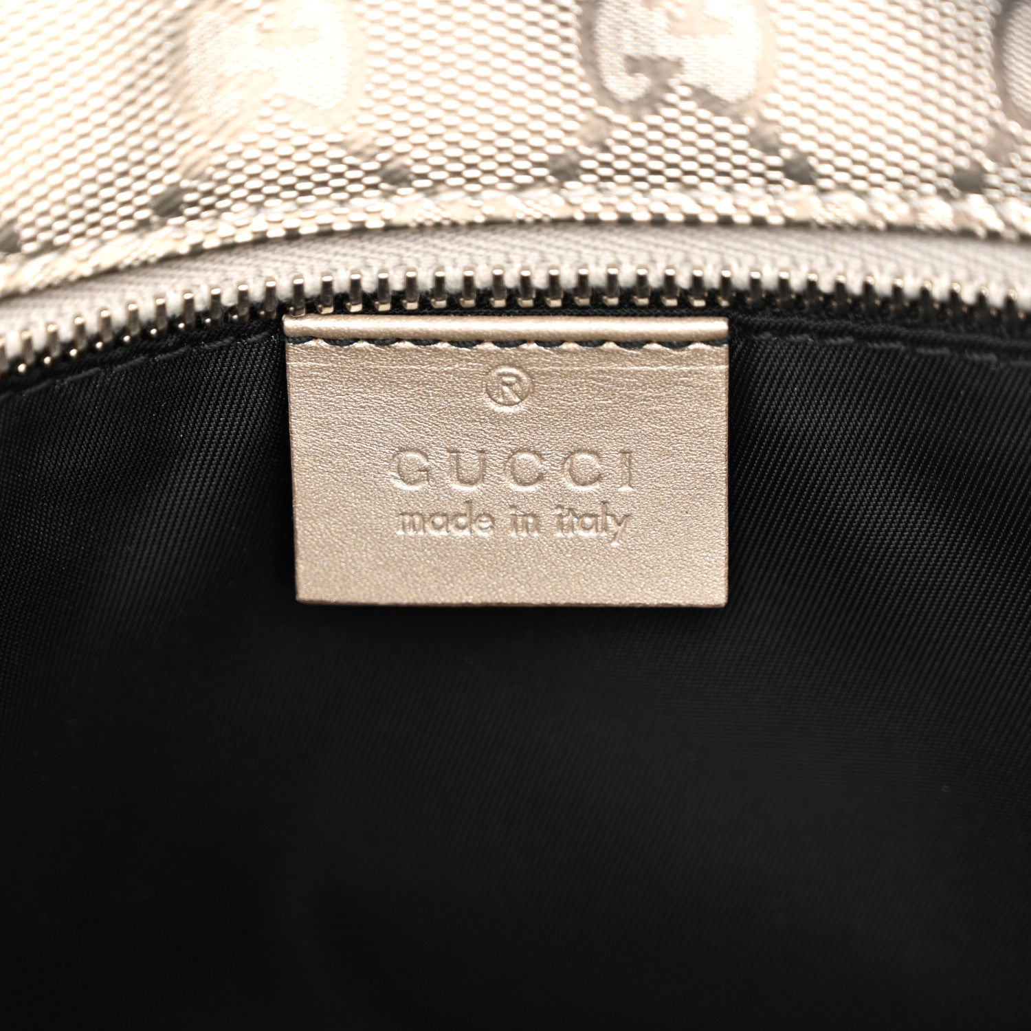 Gucci Imprime Monogram Small Joy Tote Silver 6 of 10