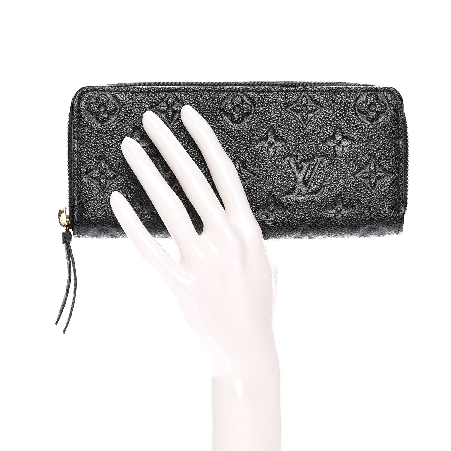 Louis Vuitton Empreinte Clemence Wallet Black 2 of 6
