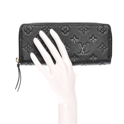 Louis Vuitton Empreinte Clemence Wallet Black 2 of 6