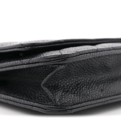Chanel Caviar Quilted Wallet on Chain WOC Black 9 of 11