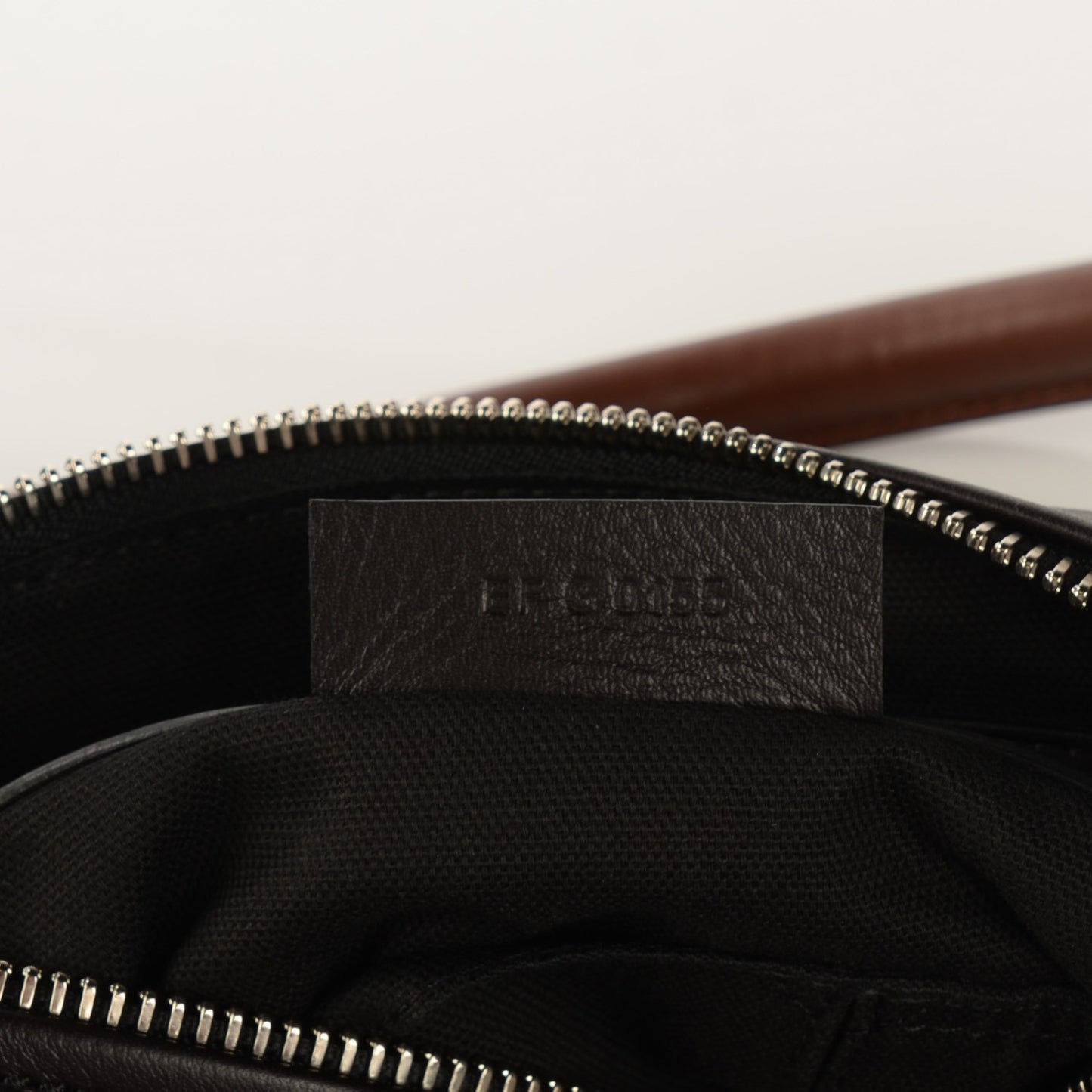 Calfskin Small Studded Pandora Black Brown