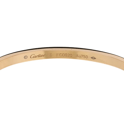 Cartier 18K Yellow Gold Small LOVE Bracelet 16 4 of 5