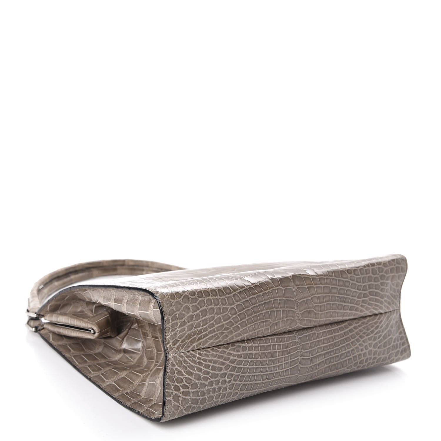 Prada Crocodile Frame Bag 4 of 9