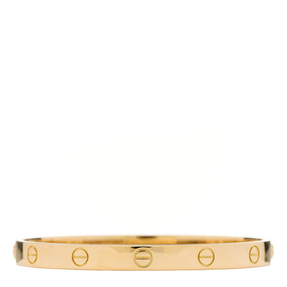 Cartier 18K Yellow Gold LOVE Bracelet 18 1 of 7