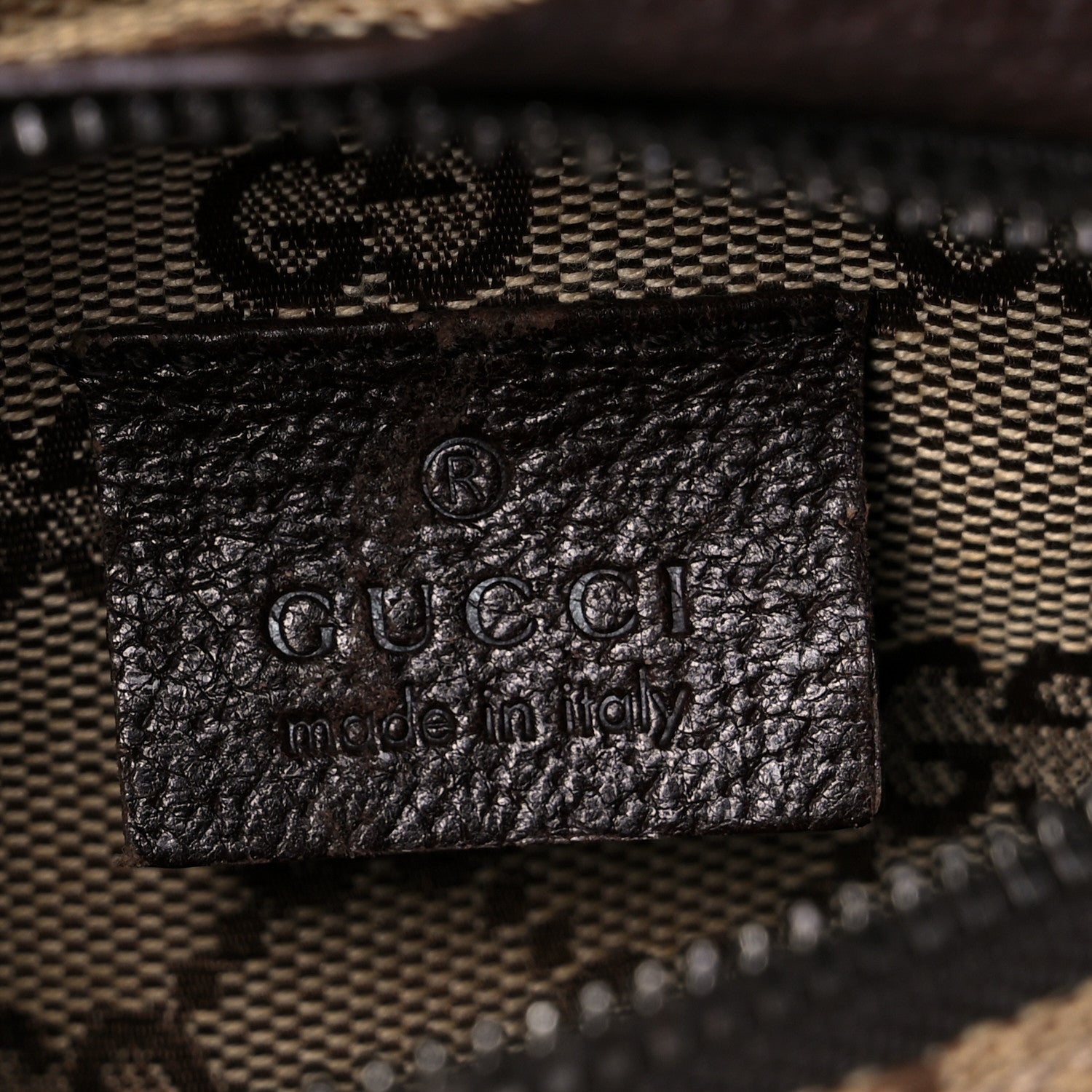 Gucci GG Plus Monogram Double Pocket Belt Bag Dark Brown 8 of 21