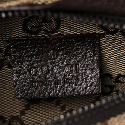 Gucci GG Plus Monogram Double Pocket Belt Bag Dark Brown 8 of 21