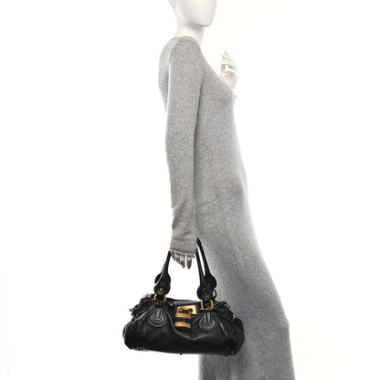 Chloe Calfskin Medium Paddington Satchel Black 2 of 10