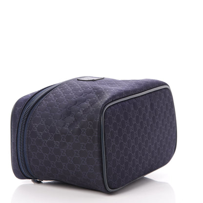 Gucci Nylon Monogram Cosmetic Case Navy 4 of 7