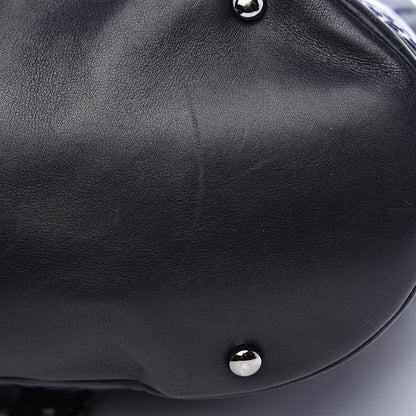 Chanel Lambskin Stitched Expandable Tote Navy 10 of 15