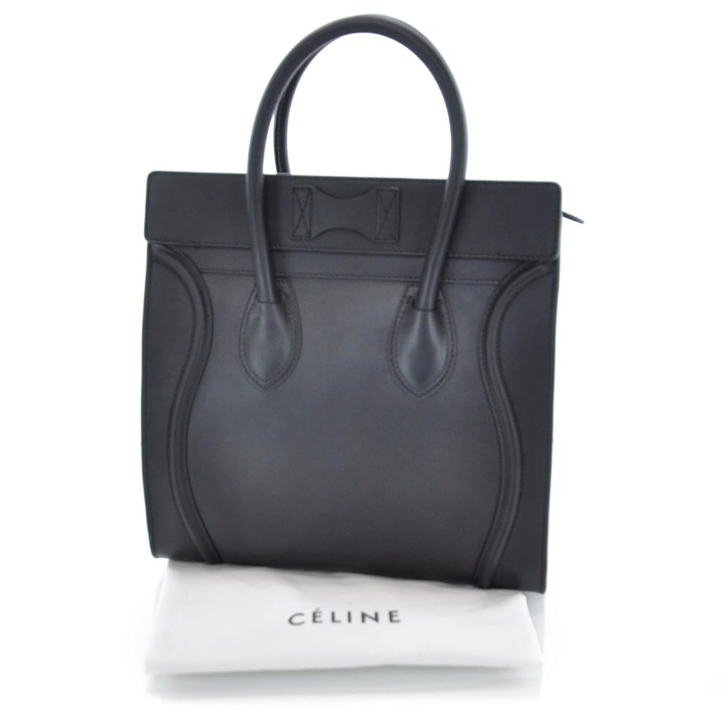 Smooth Calfskin Mini Luggage Black