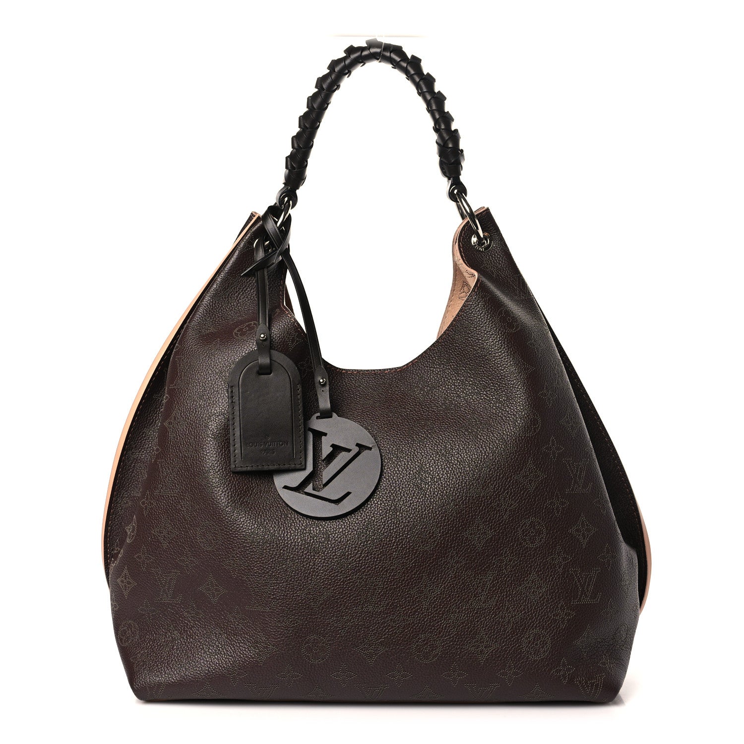 Louis Vuitton Mahina Carmel Hobo Chocolate 1 of 8