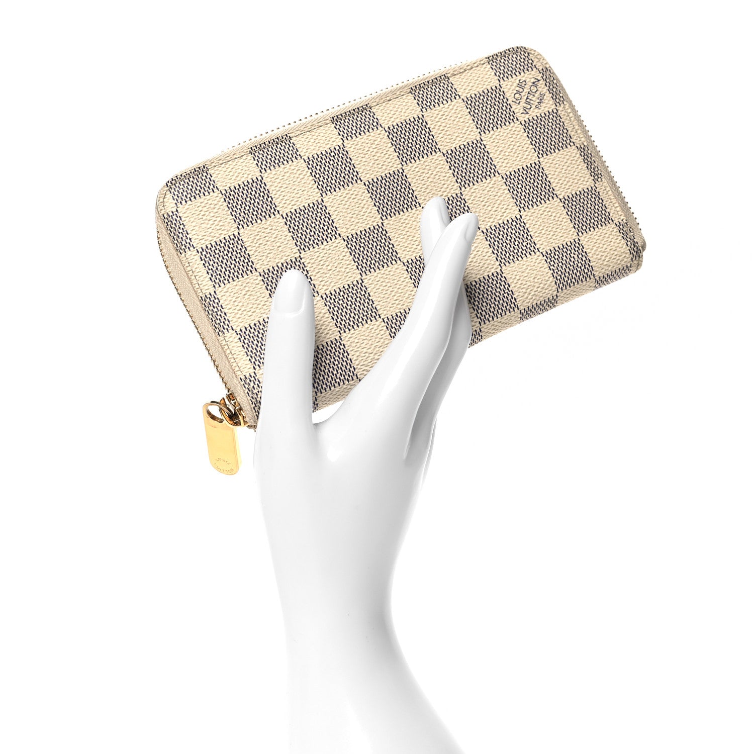 Louis Vuitton Damier Azur Compact Zippy Wallet 2 of 7