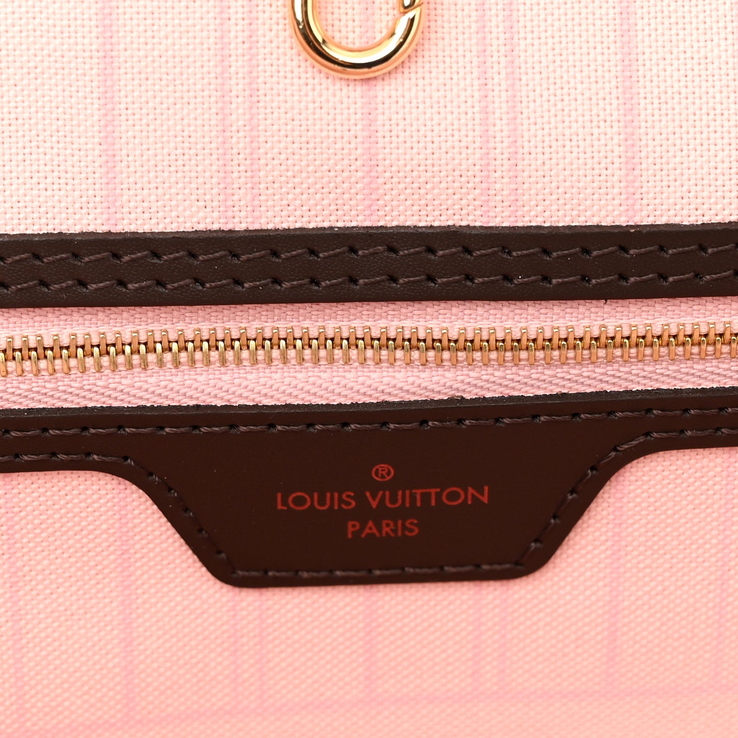 Damier Ebene Neo Neverfull MM Rose Ballerine
