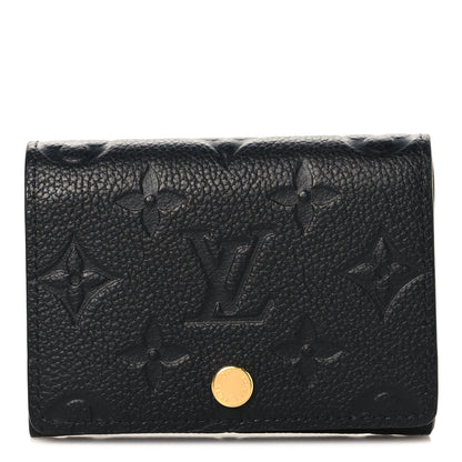 Louis Vuitton Empreinte Business Card Holder Black 1 of 6