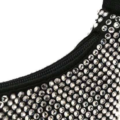 Prada Satin Crystal Mini Re-Edition 2000 Bag Cristal 12 of 13