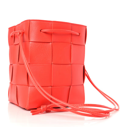 Bottega Veneta Nappa Maxi Intrecciato Small Cassette Bucket Bag Firework 3 of 8