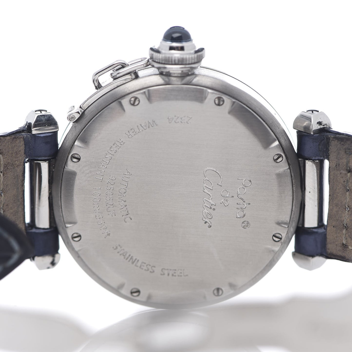 Stainless Steel Alligator 35mm Pasha C Automatic Watch Pink
