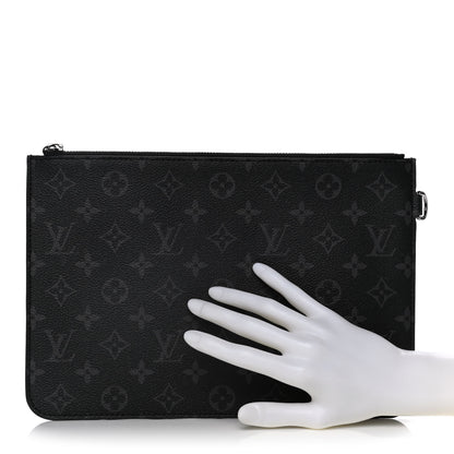 Louis Vuitton Monogram Eclipse Fragment Cabas Light Pochette 2 of 7