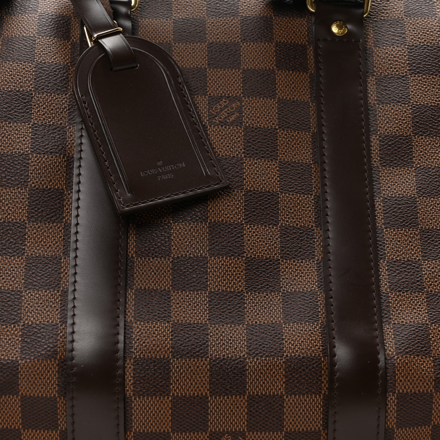 Louis Vuitton Damier Ebene Keepall Bandouliere 45 7 of 9