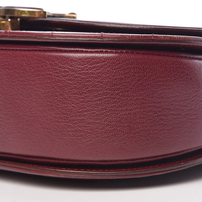 Chanel Shiny Calfskin Goatskin Quilted Small Coco Curve Messenger Flap Burgundy 11 of 22