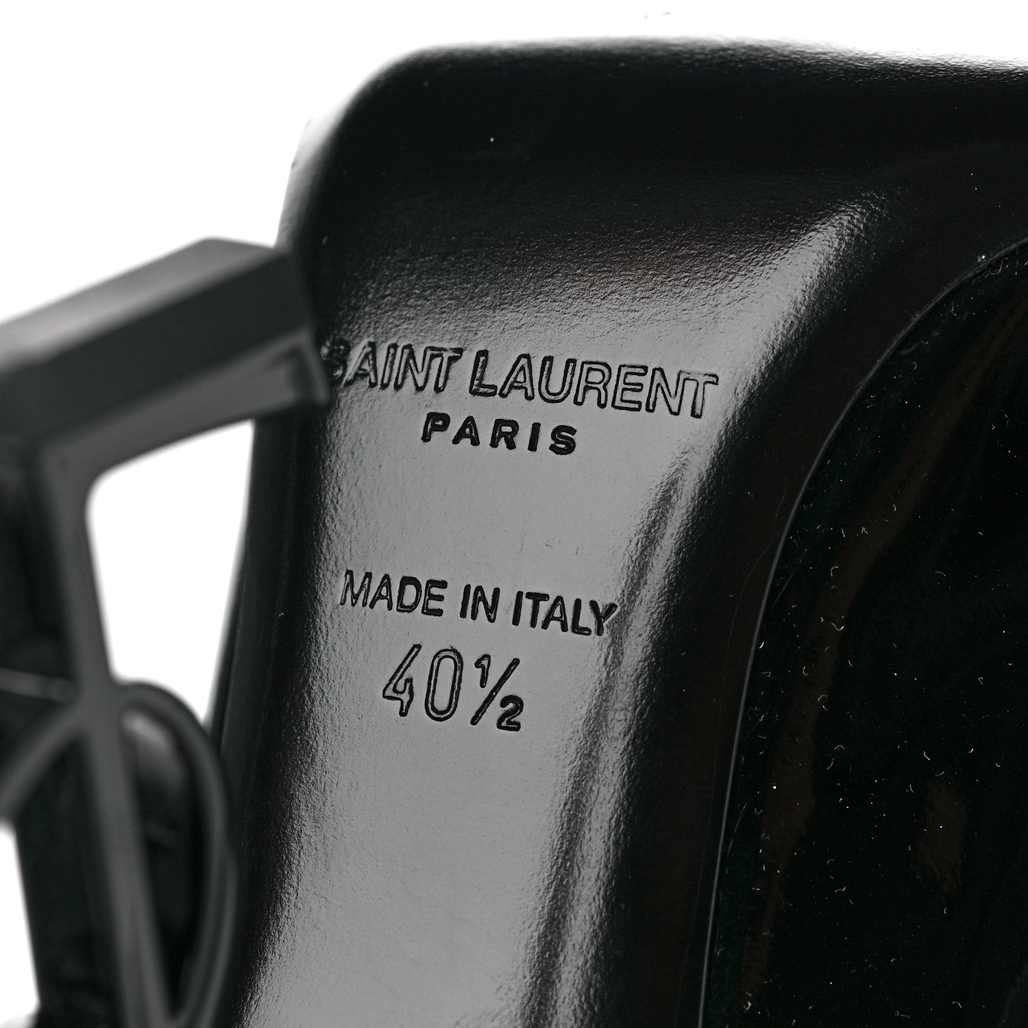 Saint Laurent Patent Opyum 110 Pumps 40.5 Black 6 of 8