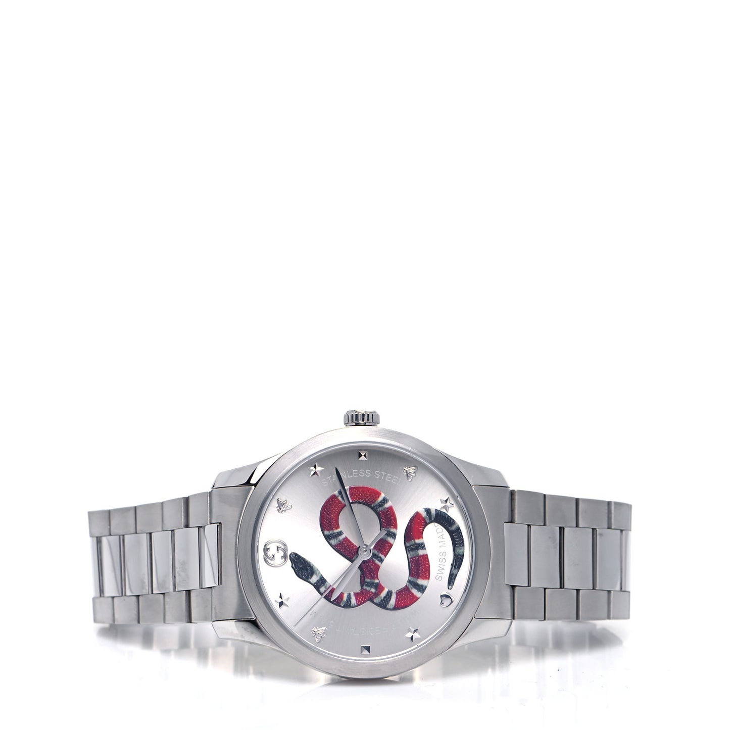 Stainless Steel 38mm G-Timeless Snake Quartz Watch