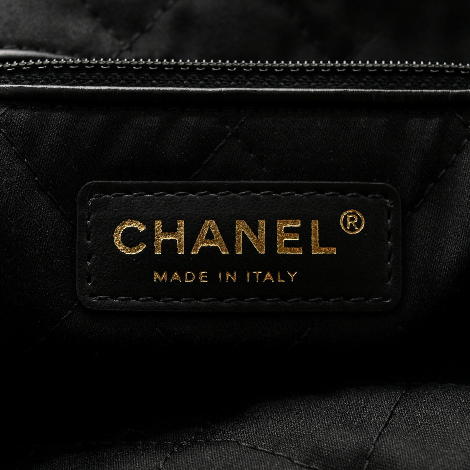 Chanel Shiny Calfskin Quilted Chanel 22 Black 7 of 11