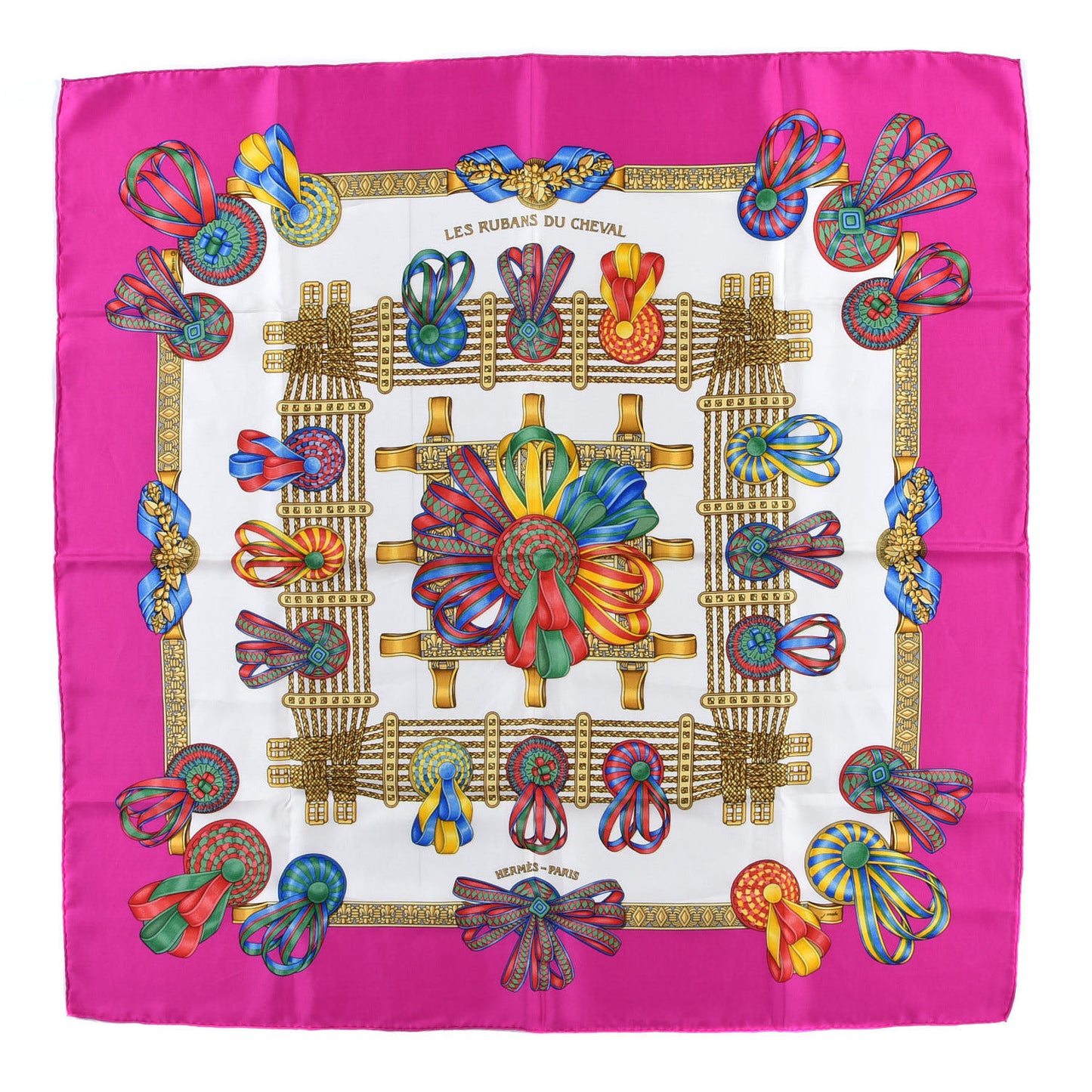 Silk Les Rubans Du Cheval Scarf 90