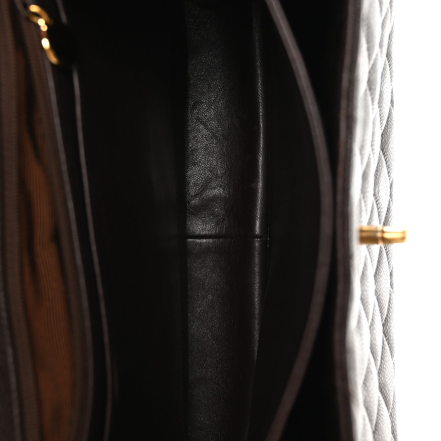 Chanel Caviar Quilted Medium Kelly Flap Brown 5 of 13