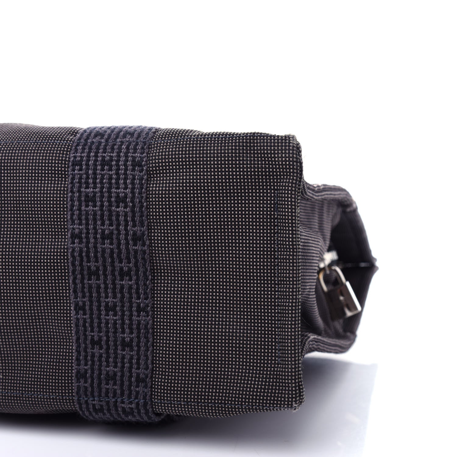 Hermes Canvas Herline Backpack Grey 8 of 9