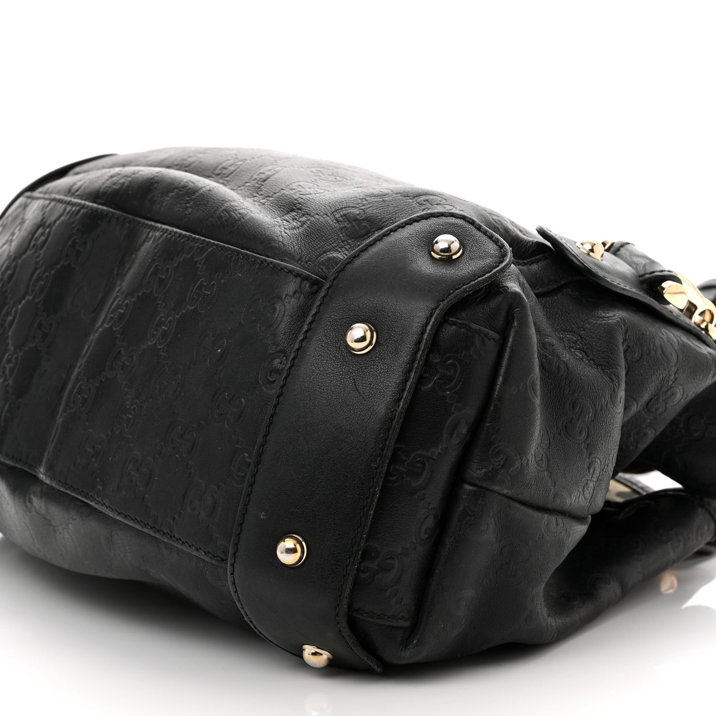 Guccissima Small Pelham Shoulder Bag Black