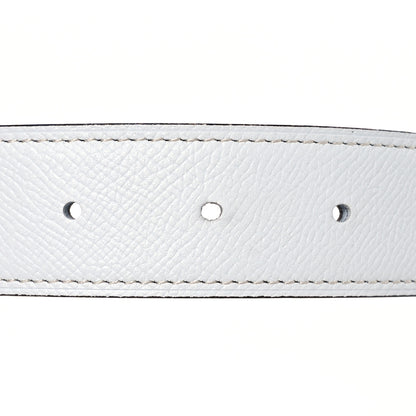 Hermes Epsom 32mm Rope Chain H Belt 95 38 Etoupe White 3 of 7
