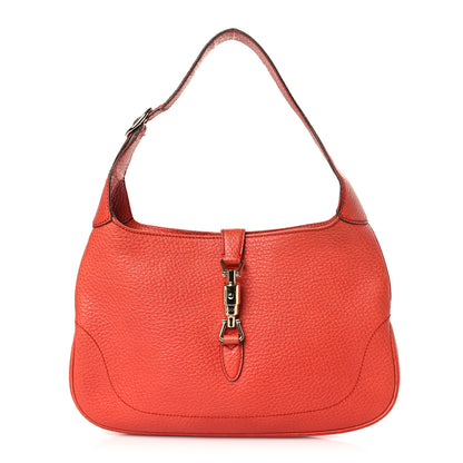 Gucci Calfskin Small Jackie O Hobo Dark Orange 1 of 12