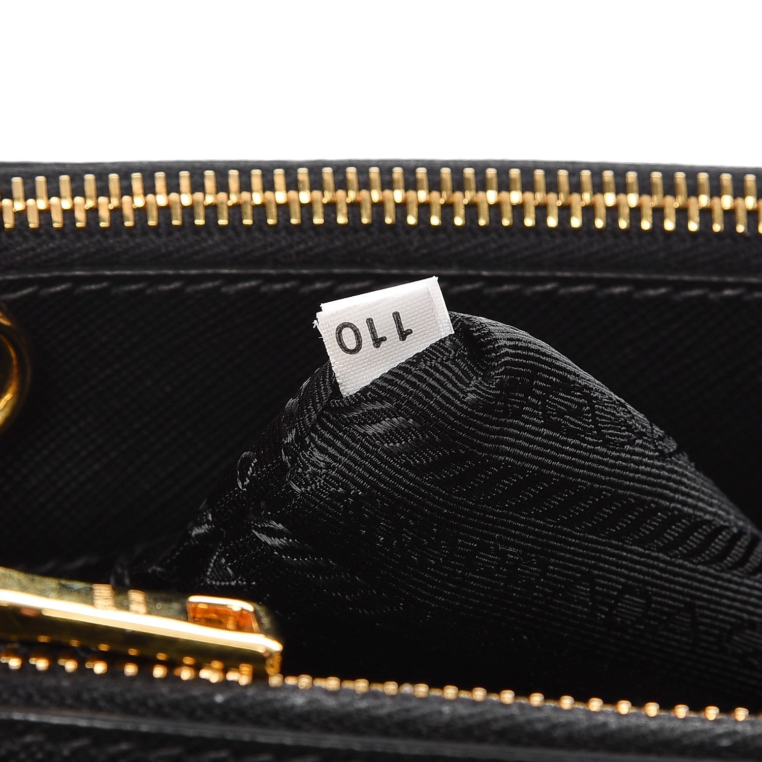 Prada Saffiano Lux Small Galleria Double Zip Tote Black 9 of 9