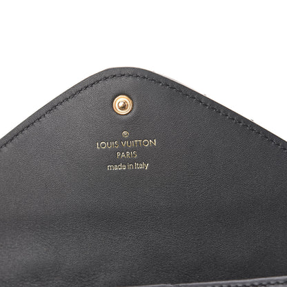 Louis Vuitton Calfskin New Wave Long Wallet Black 8 of 12