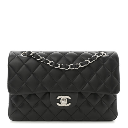 Chanel Lambskin Quilted Small Double Flap Black 1 of 10