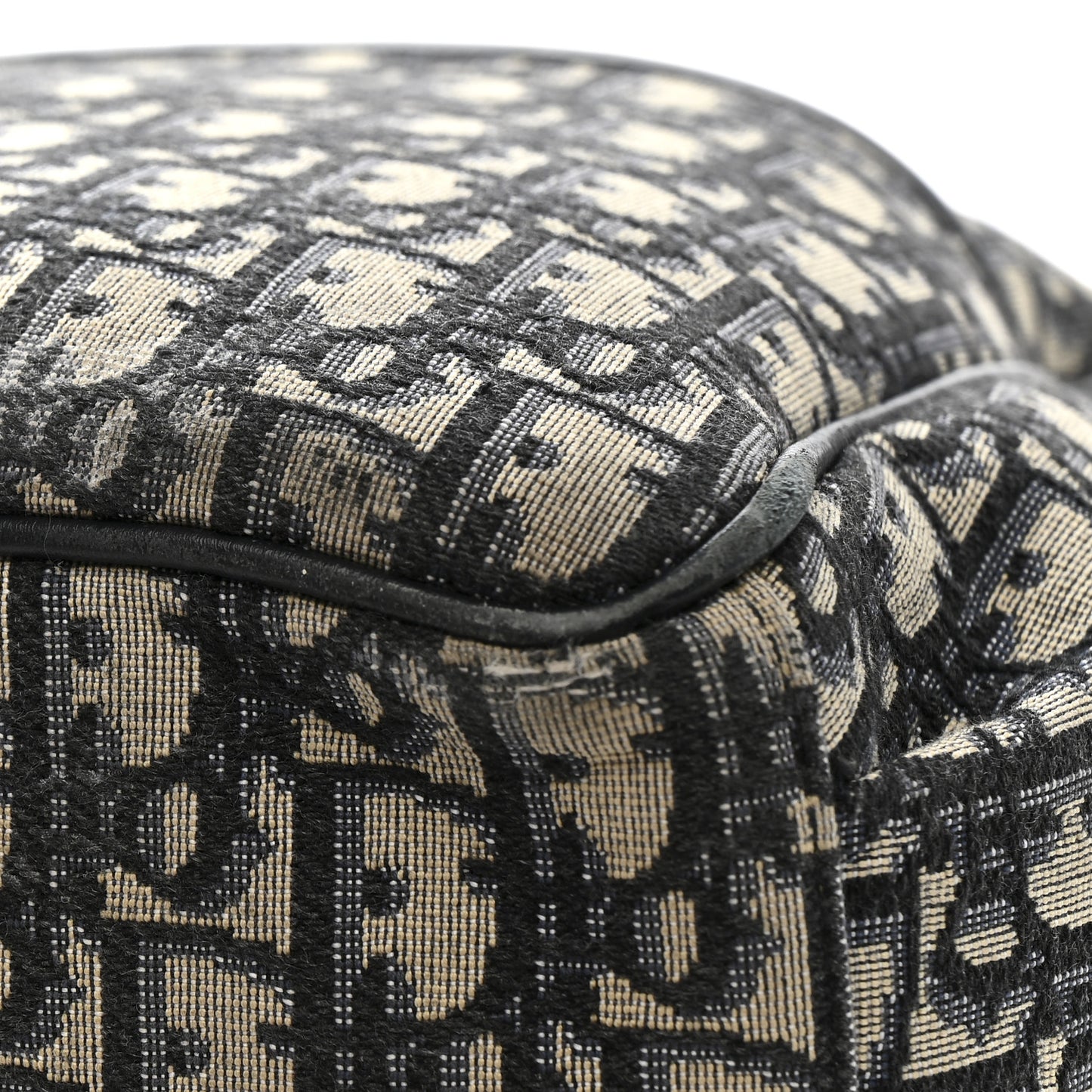 Oblique Baby Changing Bag Beige Black