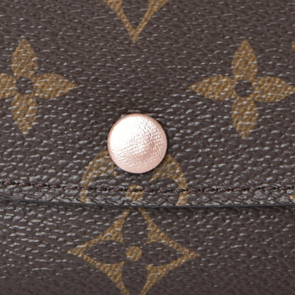 Louis Vuitton Monogram Emilie Wallet Rose Nacre 8 of 8