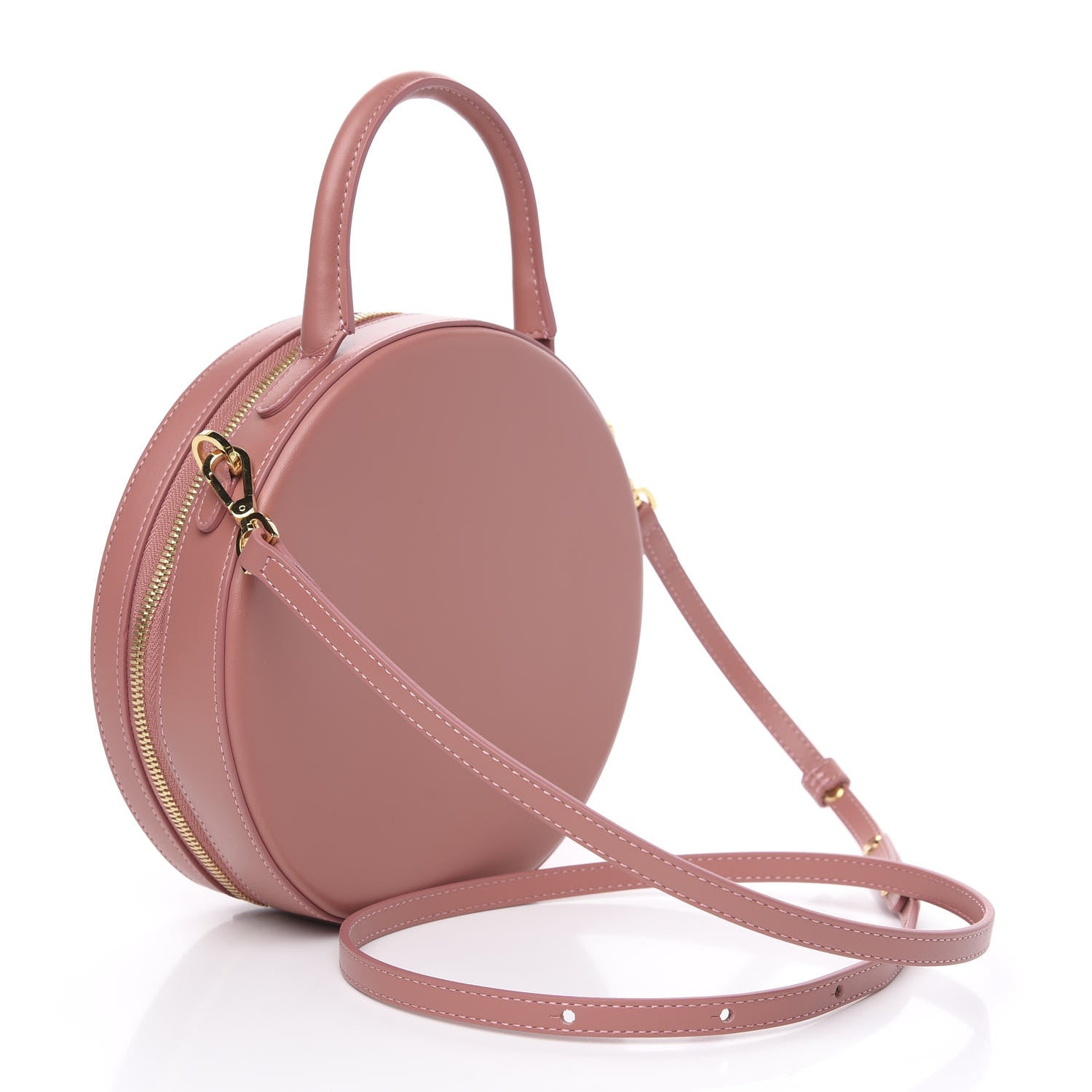 Mansur Gavriel Calfskin Circle Crossbody Blush 2 of 8