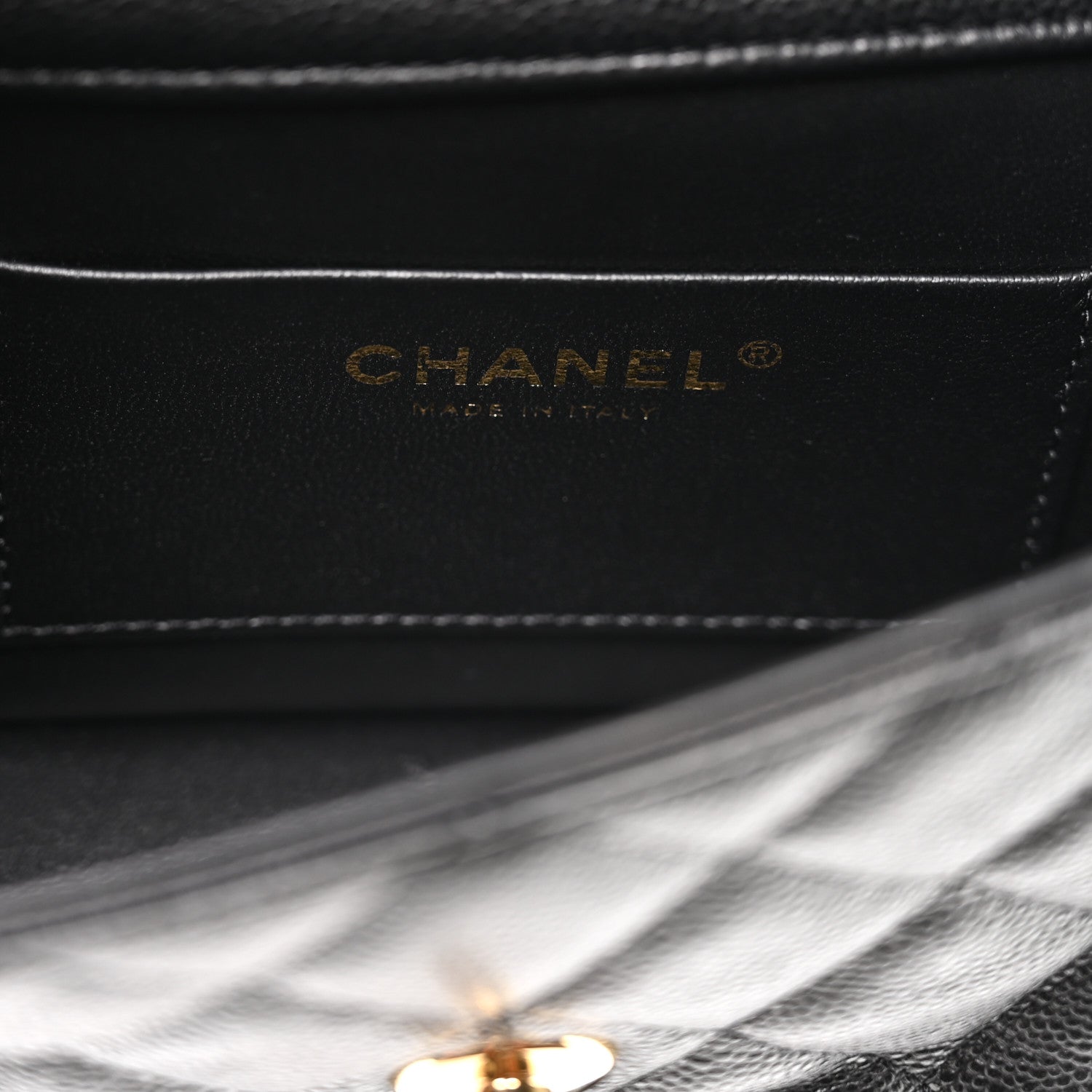Chanel Caviar Quilted Metal Top Handle Mini Flap Black 6 of 11