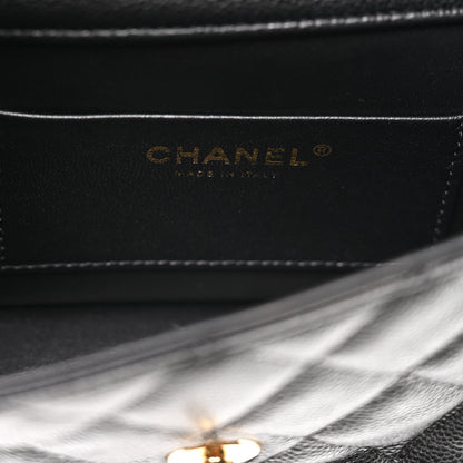 Chanel Caviar Quilted Metal Top Handle Mini Flap Black 6 of 11