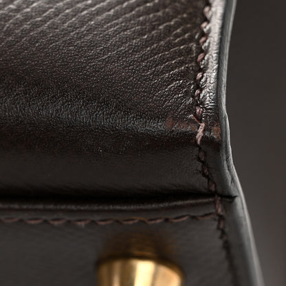 Hermes Epsom Kelly Sellier 32 Chocolate 19 of 23