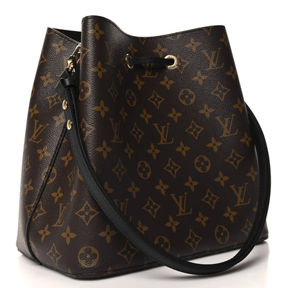 Louis Vuitton Monogram Neonoe MM Black 3 of 9