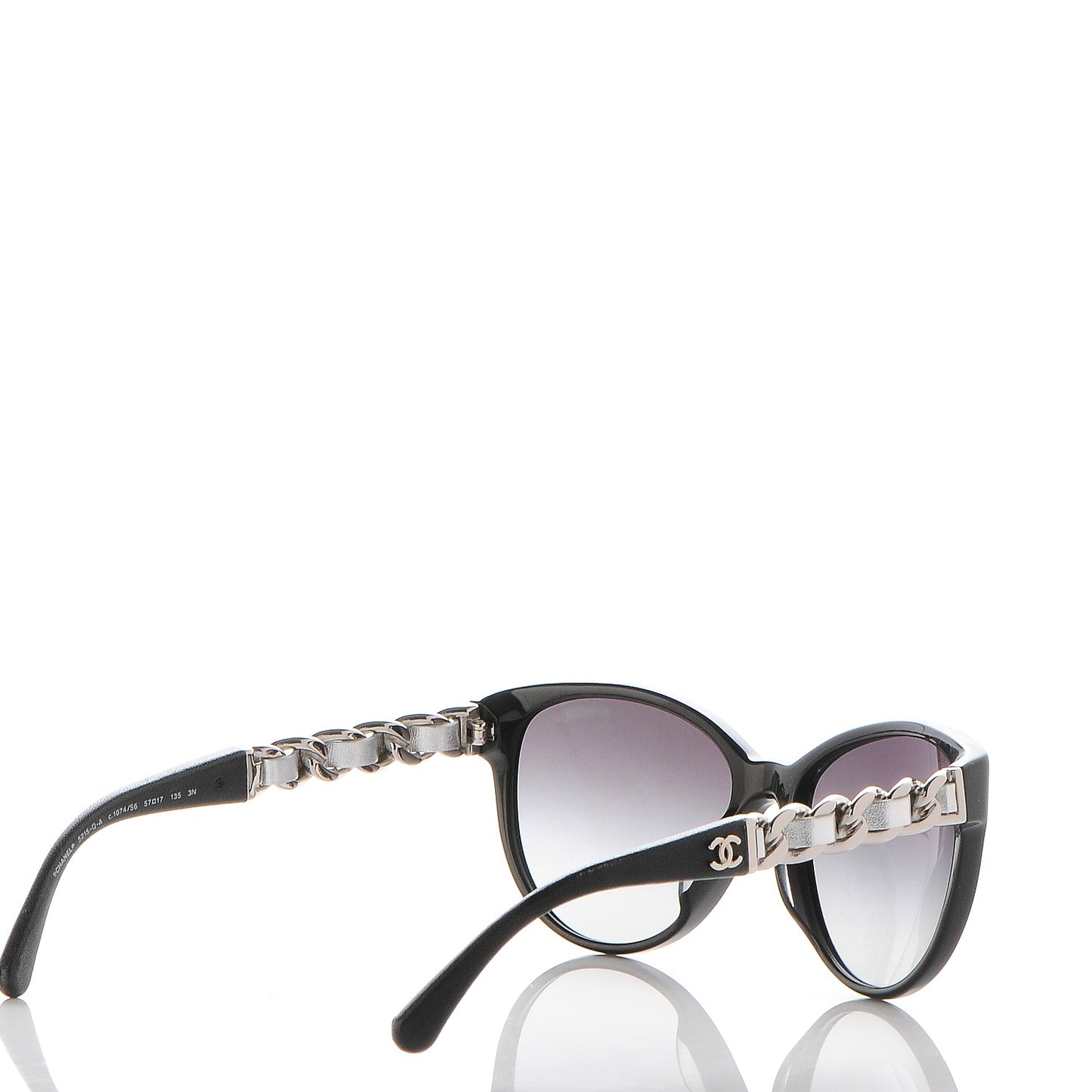 Butterfly Chain Sunglasses 5215-Q Black