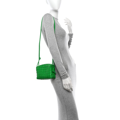 Bottega Veneta Nappa Intrecciato Mini Loop Camera Bag Parakeet 2 of 10