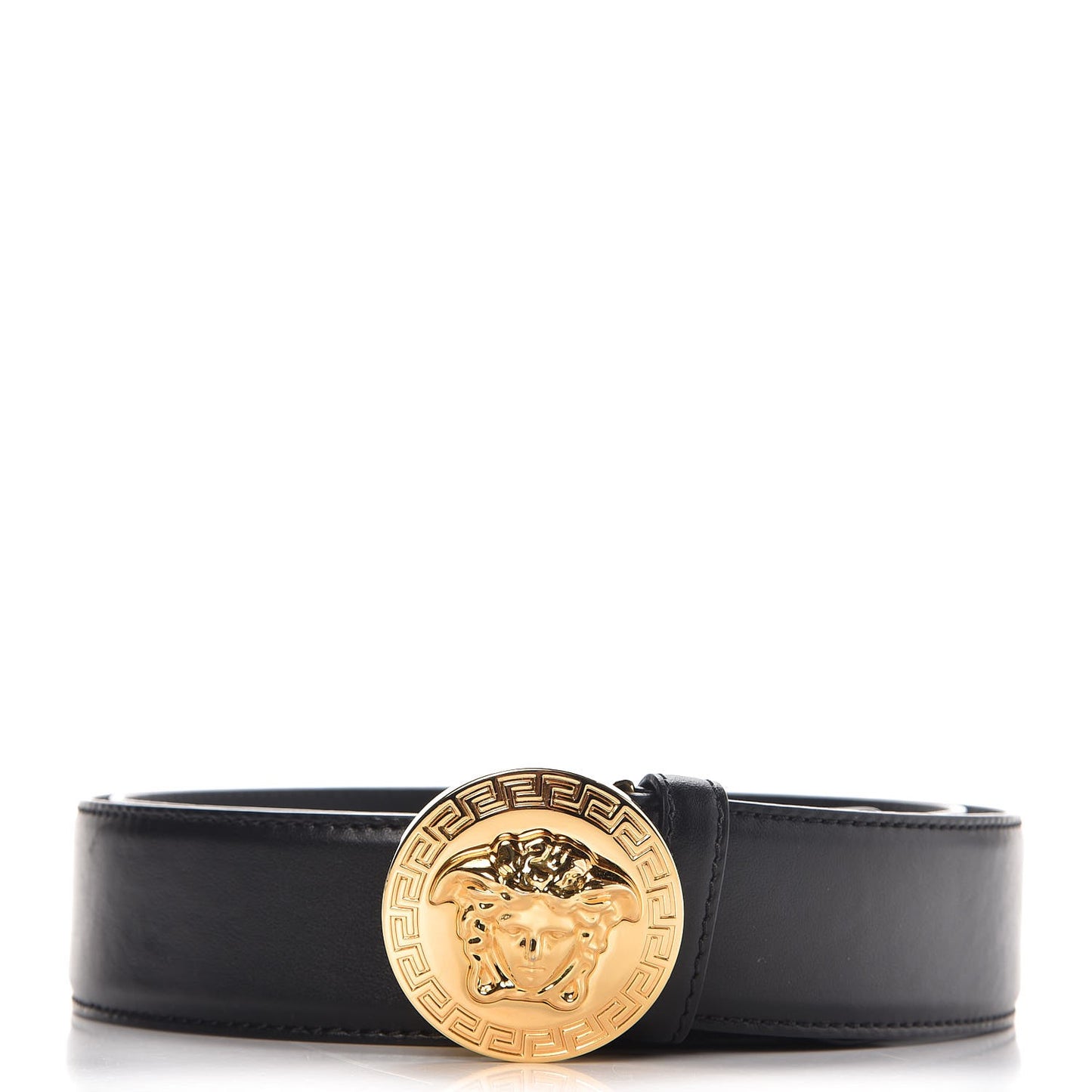 Calfskin Palazzo Medusa Belt 100 40 Black